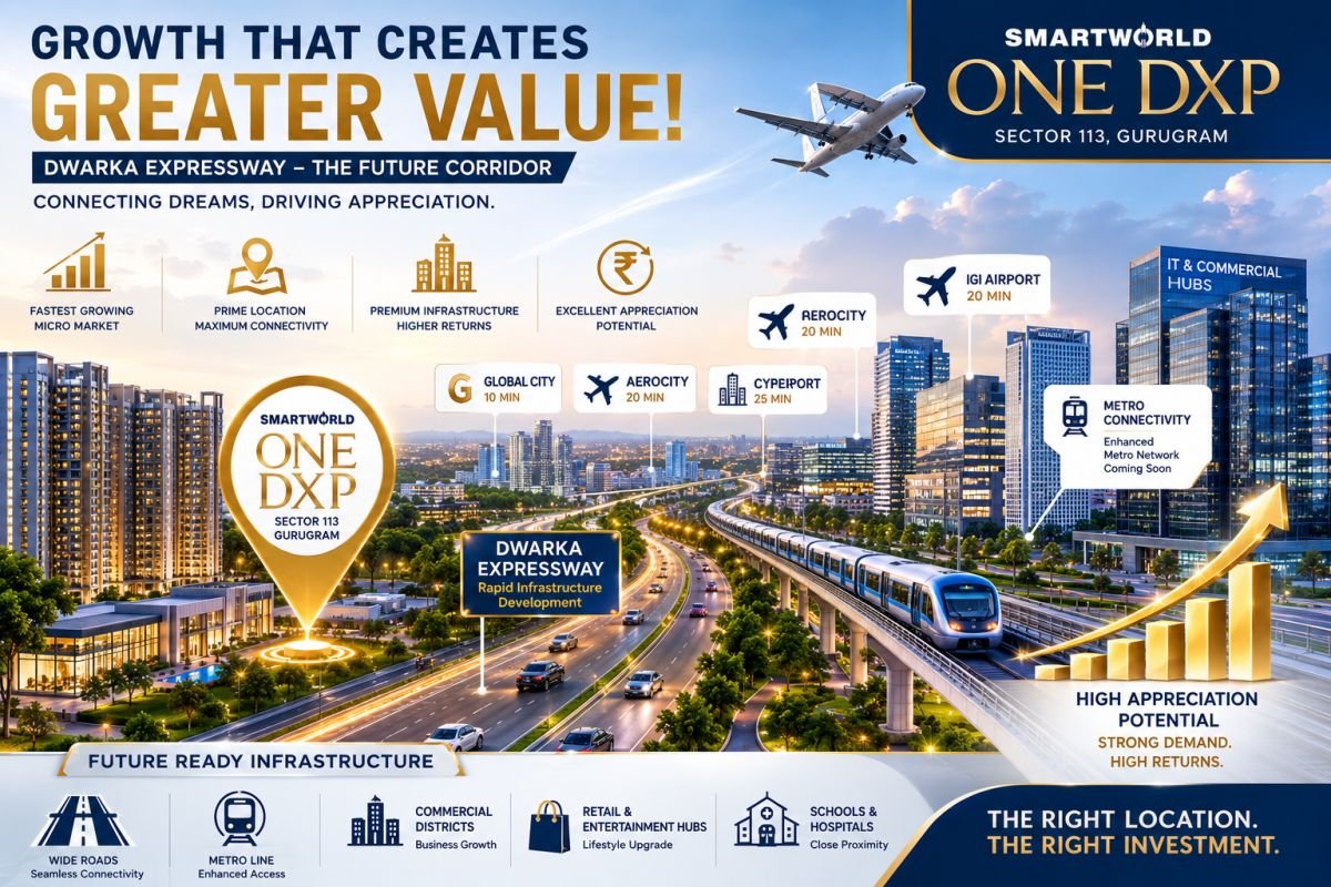 Future infrastructure around Smartworld One DXP Sector 113