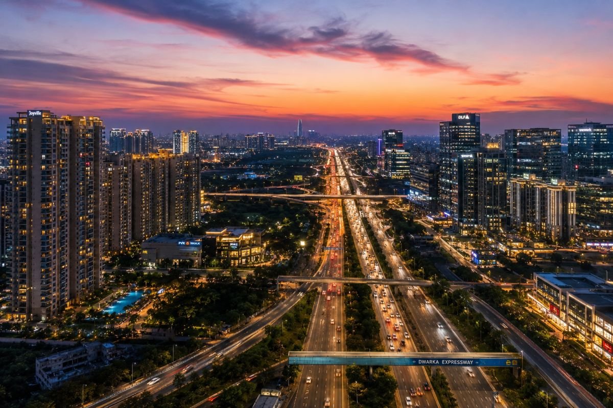 Real estate investment growth corridor on Dwarka Expressway Gurgaon