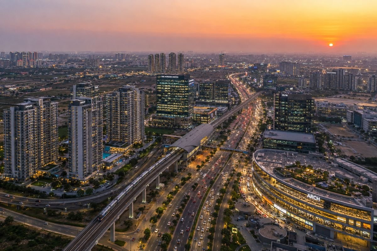 Future infrastructure and real estate growth along Sohna Road Gurgaon