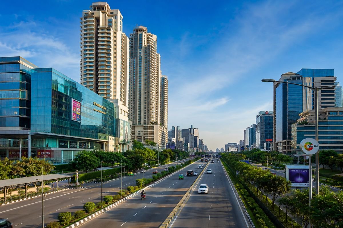 Golf Course Extension Road luxury residential corridor in Gurgaon