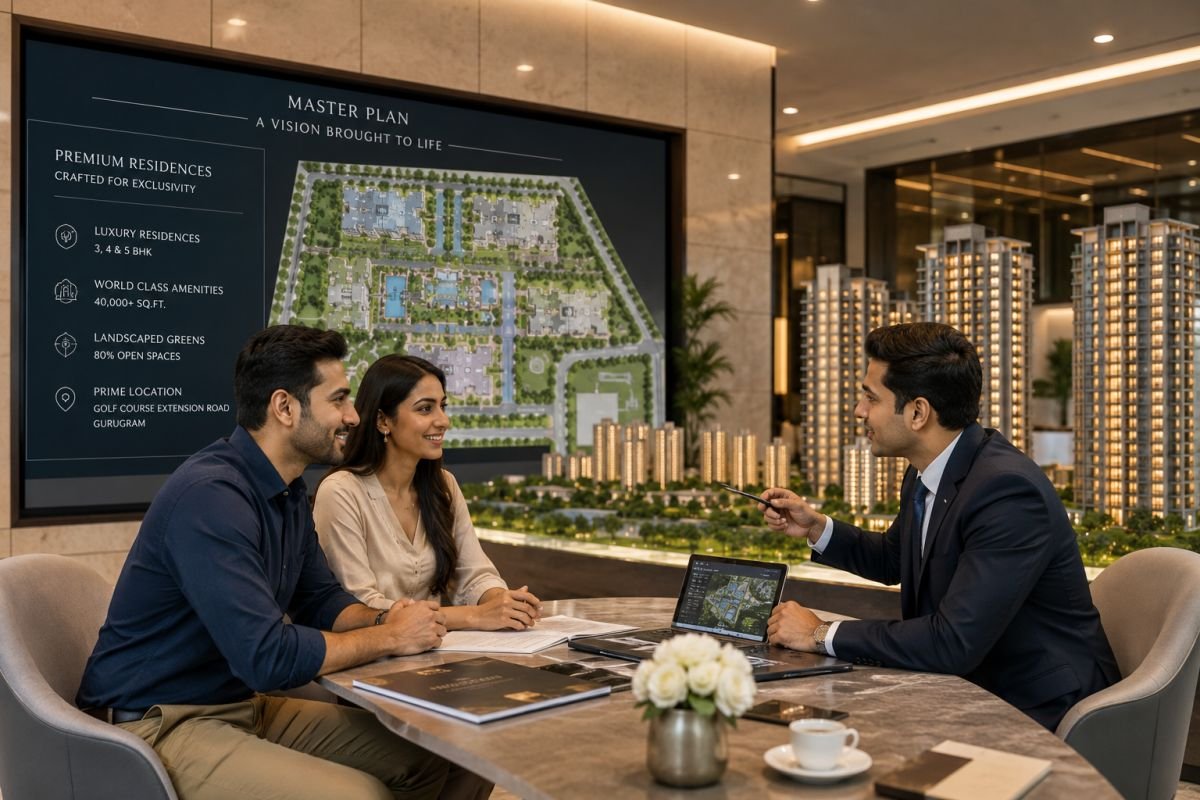 Homebuyer evaluating Gurgaon property investment opportunities in 2025