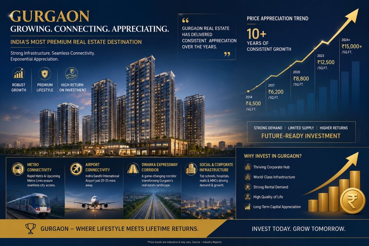 Gurgaon housing market growth and residential demand trends in 2026