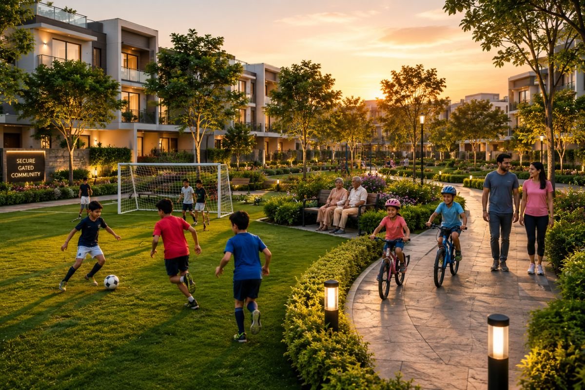 Healthy childhood in a gated community