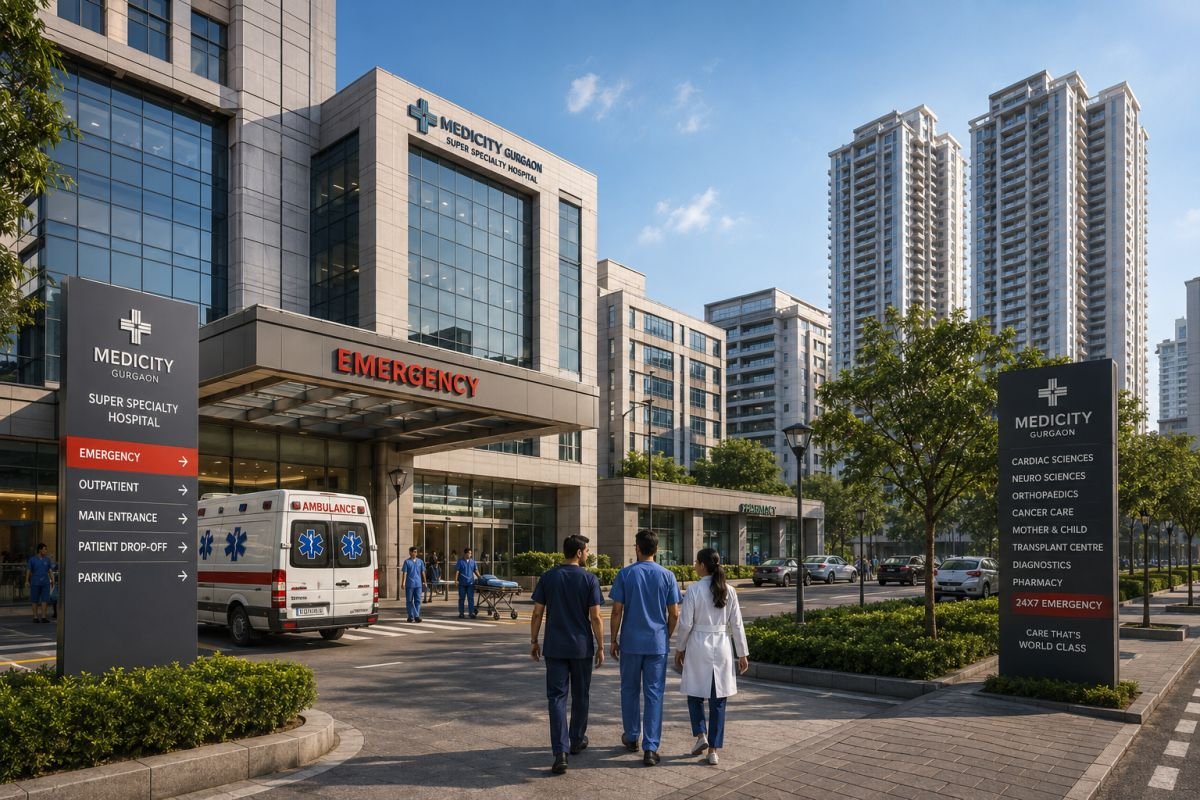 Leading hospitals near Silverglades The Legacy including Medanta Artemis and Fortis