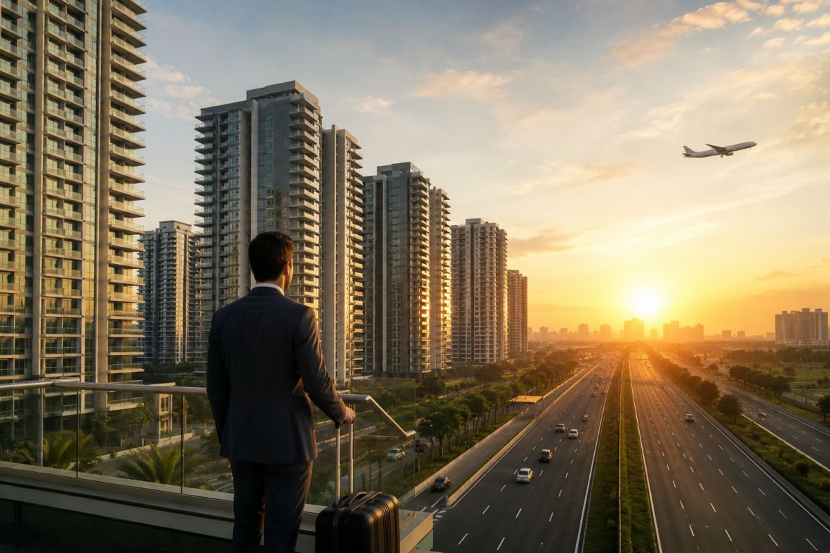 Krisumi Waterside Residences connectivity to IGI Airport