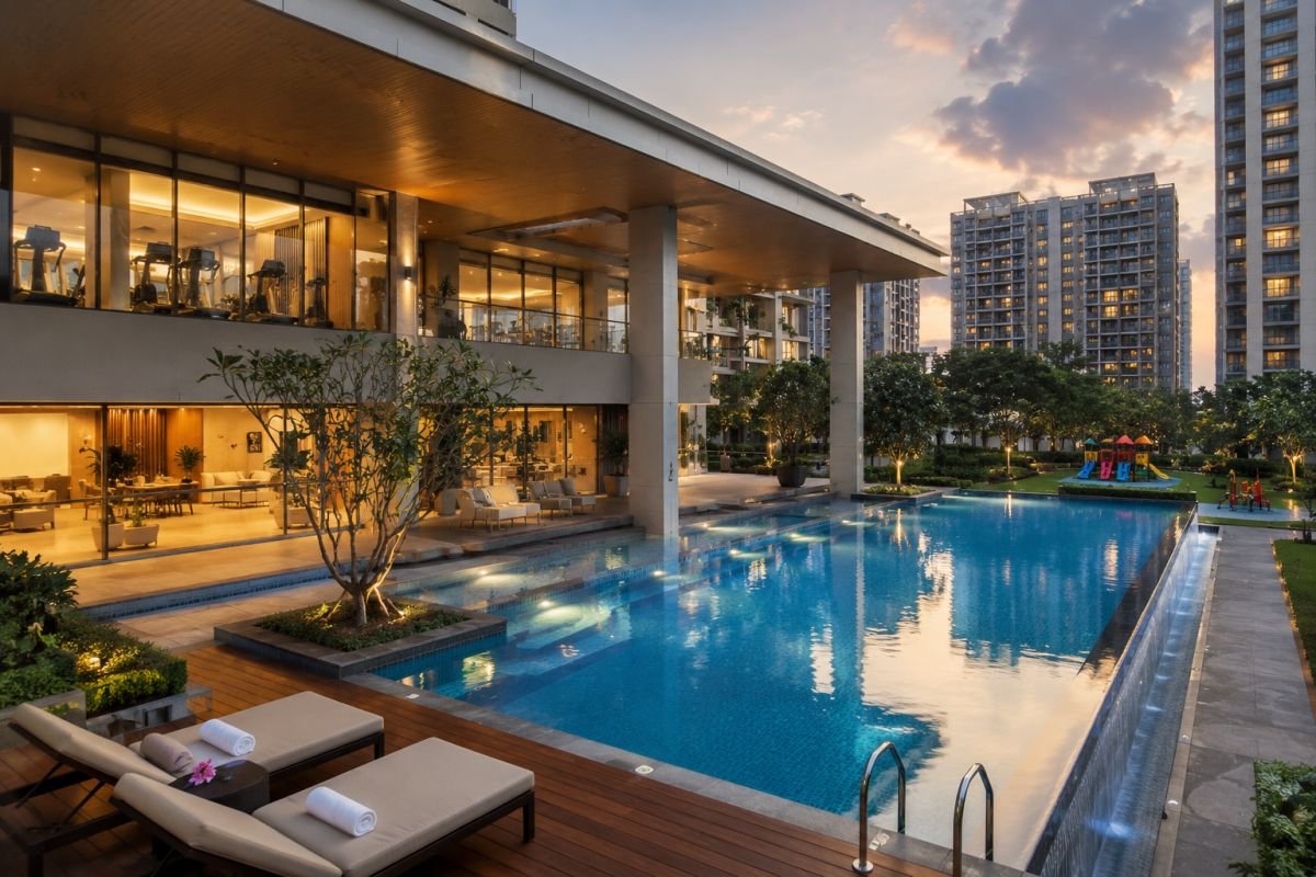 Clubhouse and lifestyle amenities at Krisumi Waterside Residences