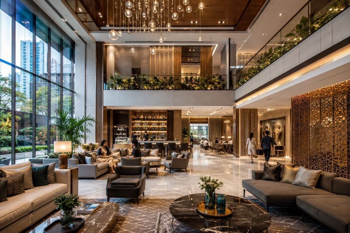Luxury Cascade Club clubhouse at Krisumi Waterside Residences Gurgaon