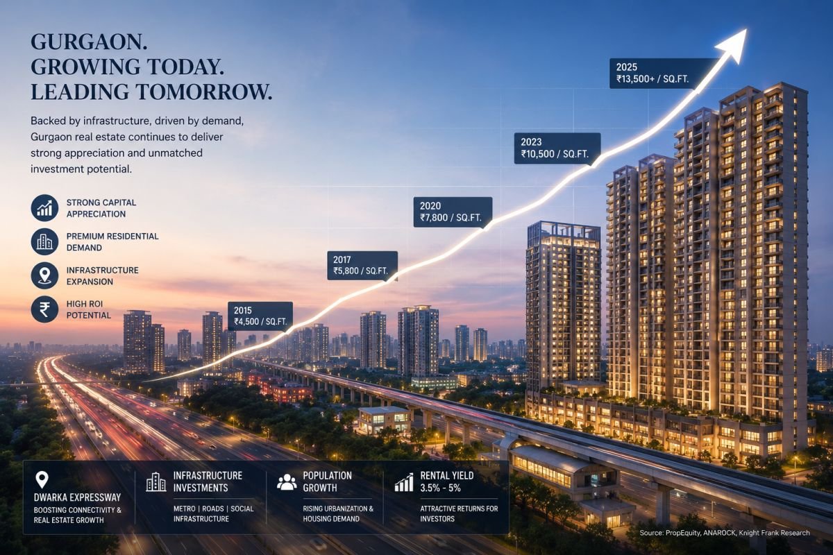 Krisumi Waterside Residences investment potential in Gurgaon real estate market