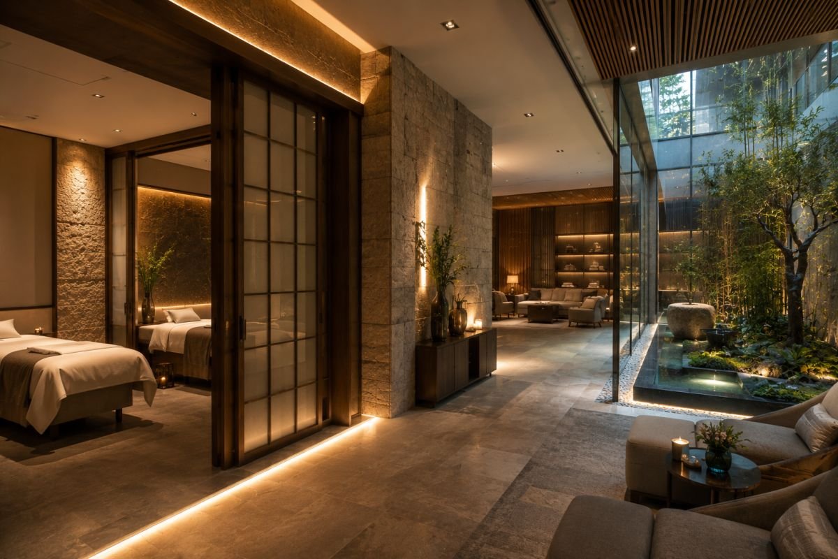 Spa and wellness facilities at Krisumi Waterside Residences