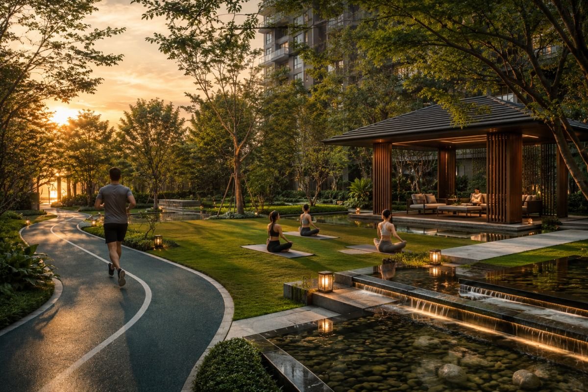 Wellness amenities at Krisumi Waterside Residences Gurgaon