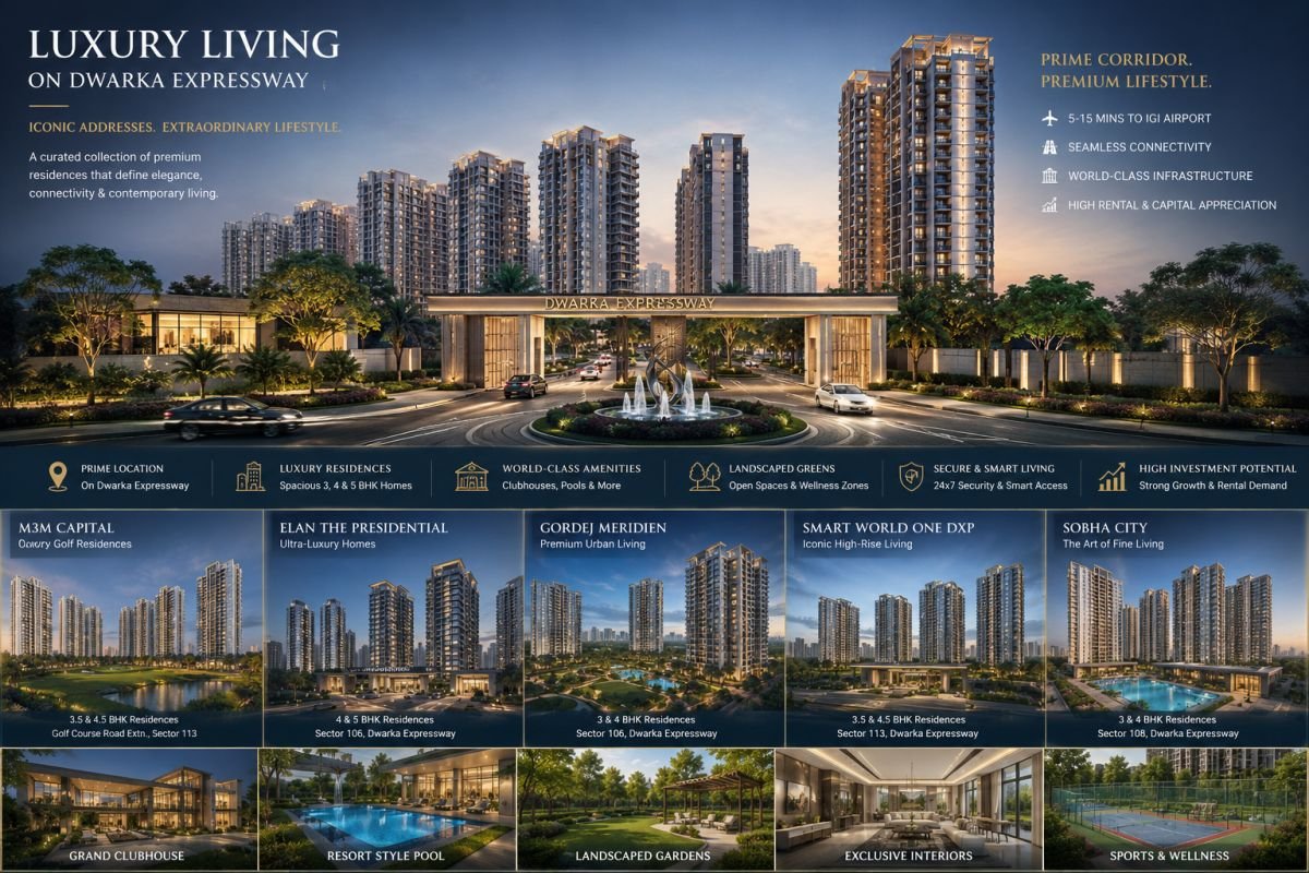 Luxury residential projects on Dwarka Expressway preferred by NRIs