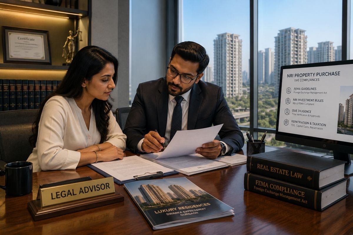 FEMA compliance and legal process for NRI property investment in India