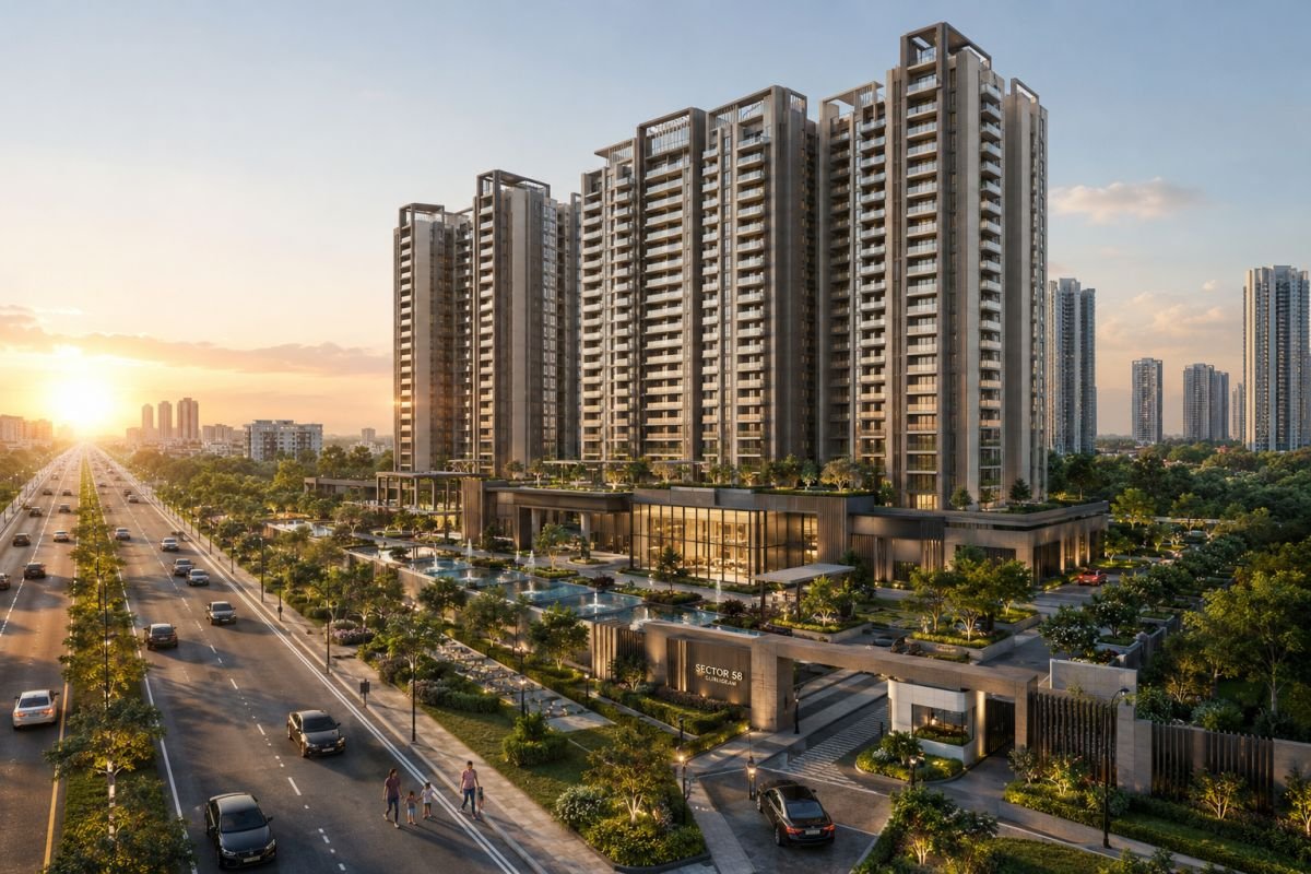 Upcoming Oberoi Realty luxury project in Sector 58 Golf Course Extension Road