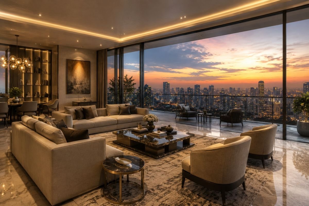 Luxury apartment interiors and lifestyle at Oberoi Realty Three Sixty North Gurgaon