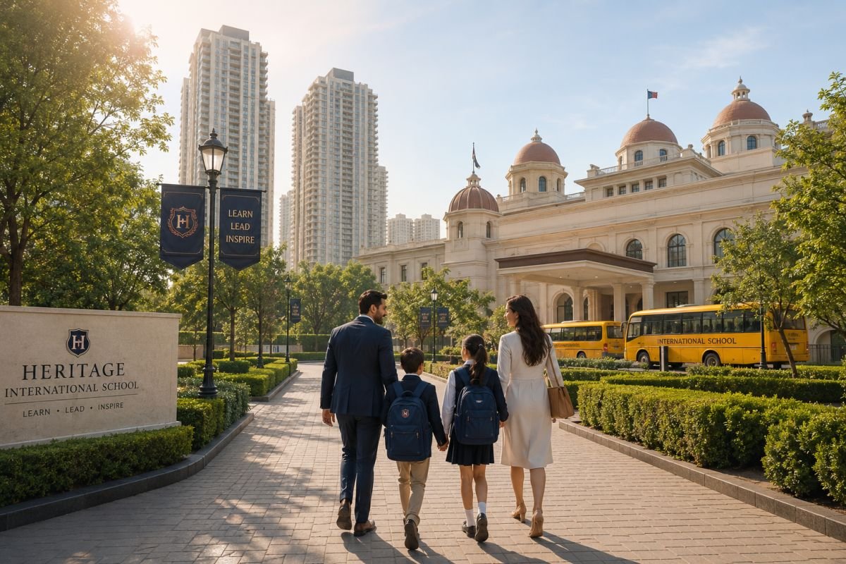 Top schools near Silverglades The Legacy Gurgaon including Heritage Xperiential and DPS International