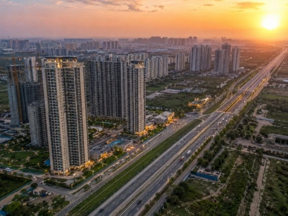 Sector 106 Gurgaon luxury residential skyline along Dwarka Expressway