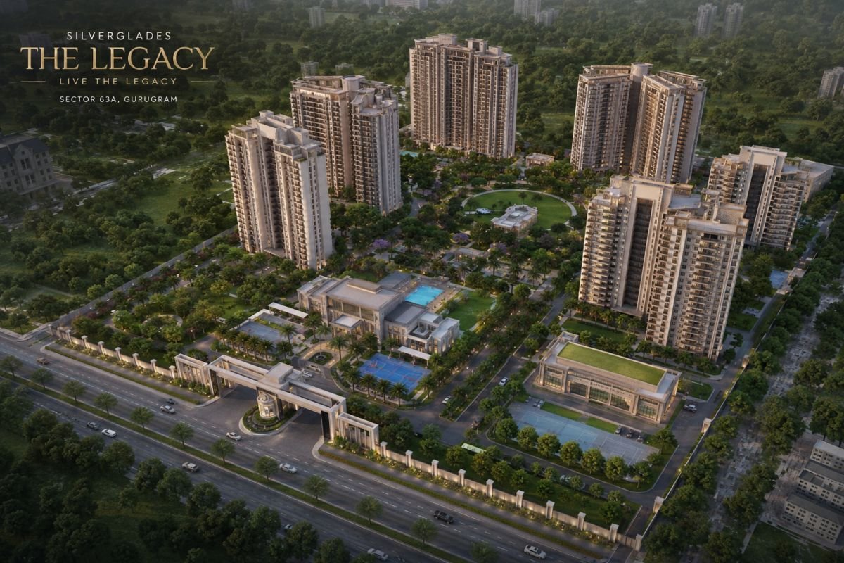 Overview of Silverglades The Legacy luxury residential project in Sector 63A Gurgaon