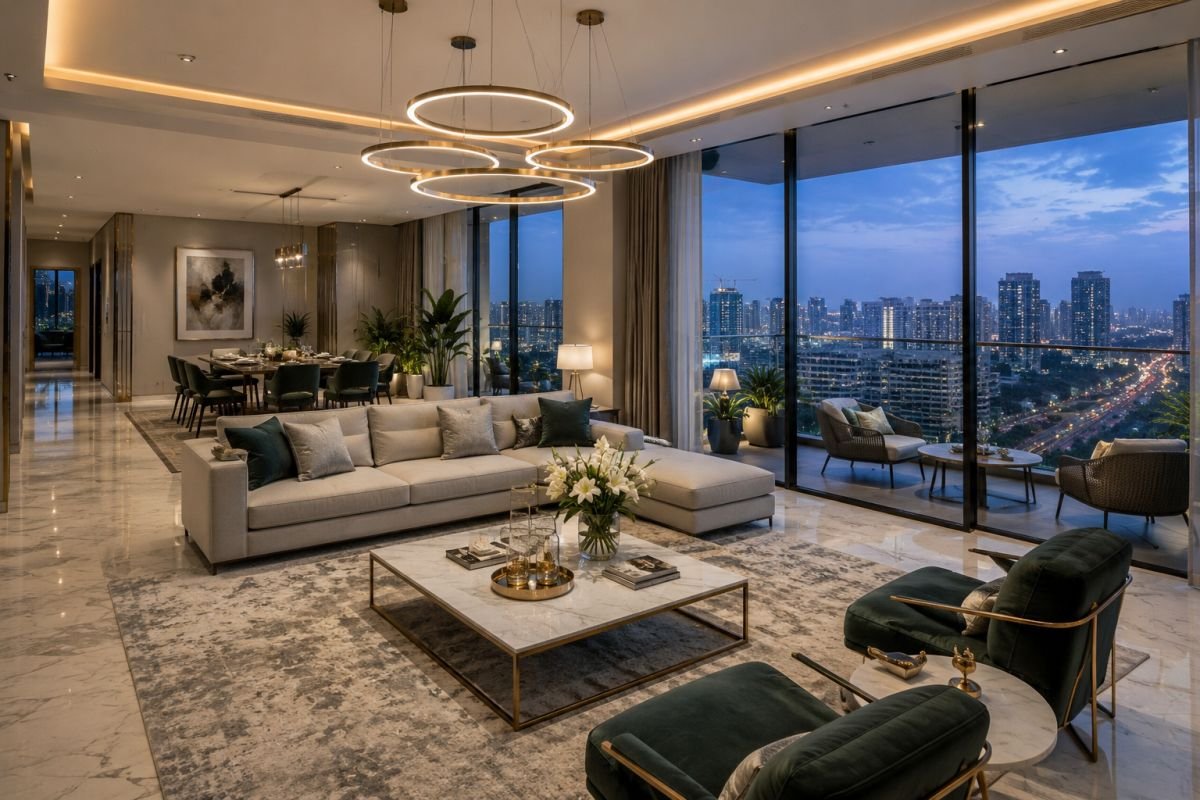 Spacious luxury apartment interiors at Silverglades The Legacy