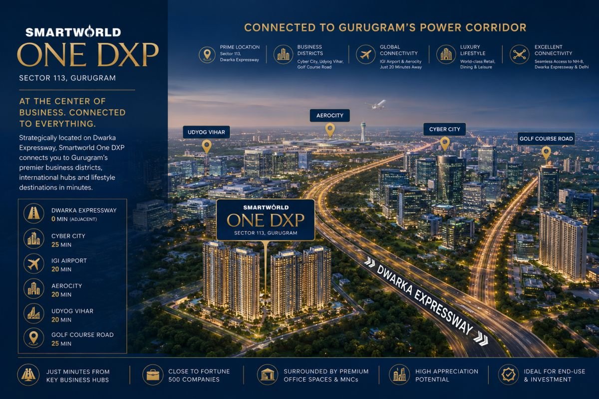 Smartworld One DXP connectivity to Cyber City and major business hubs