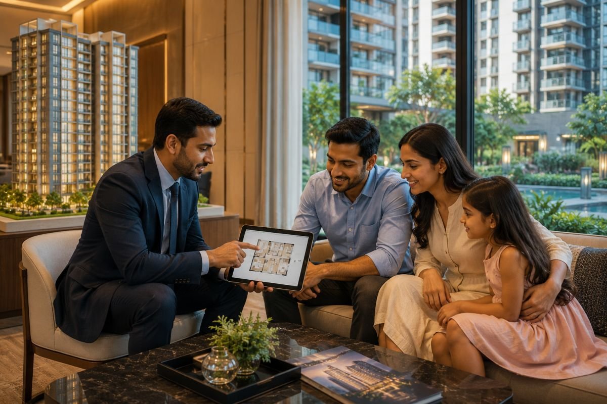 Homebuyer evaluating Smartworld One DXP before purchase