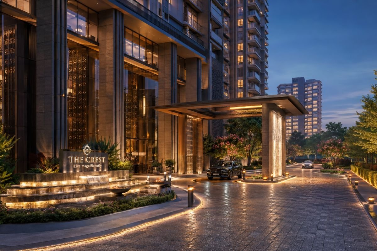 Grand entrance of Smartworld One DXP Sector 113 Gurgaon