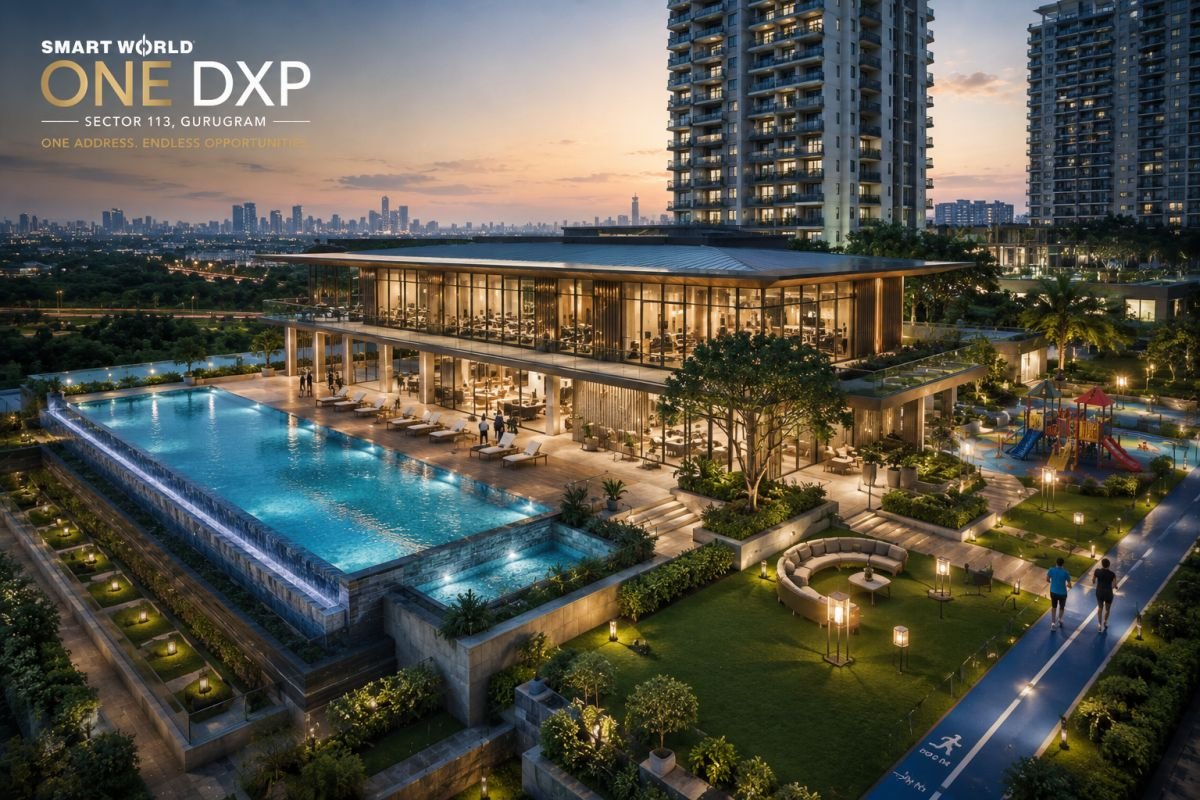 Smartworld One DXP luxury clubhouse and amenities