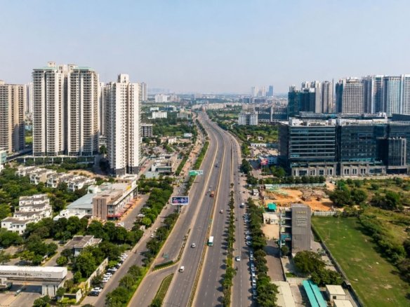 Modern residential developments and infrastructure on Sohna Road Gurgaon in 2026