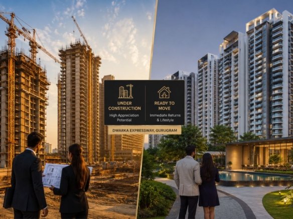 Under construction and ready-to-move residential properties on Dwarka Expressway Gurgaon