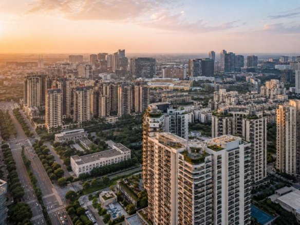 Adani Realty Gurgaon luxury residential developments and skyline