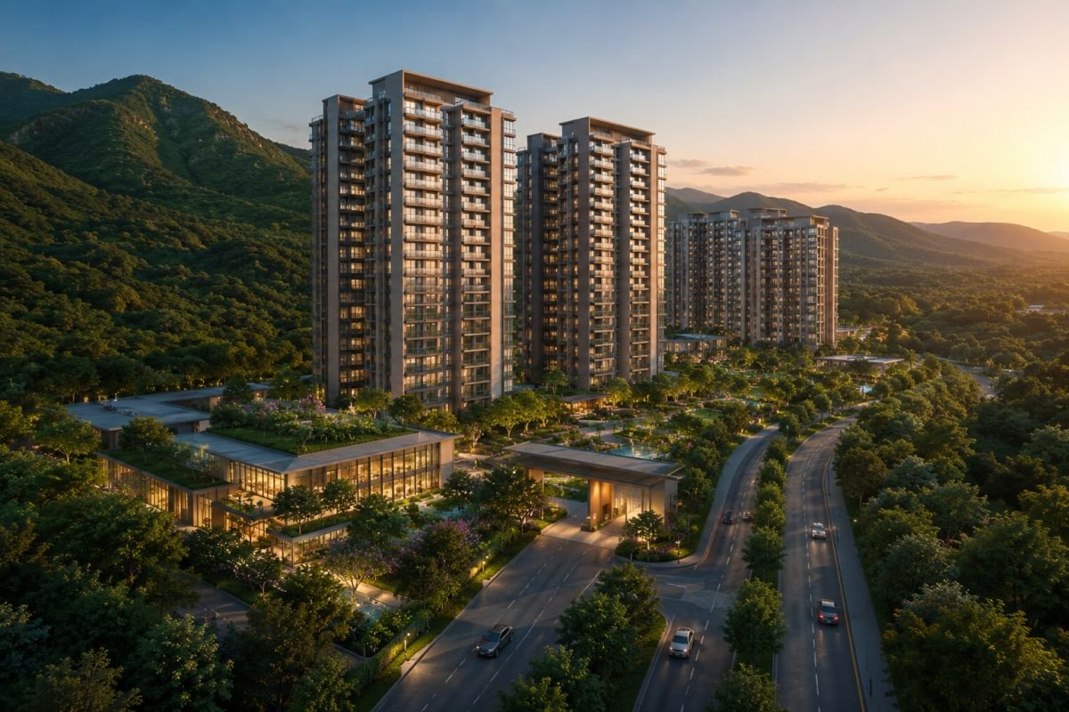 Luxury homes near the Aravalli region in Gurgaon
