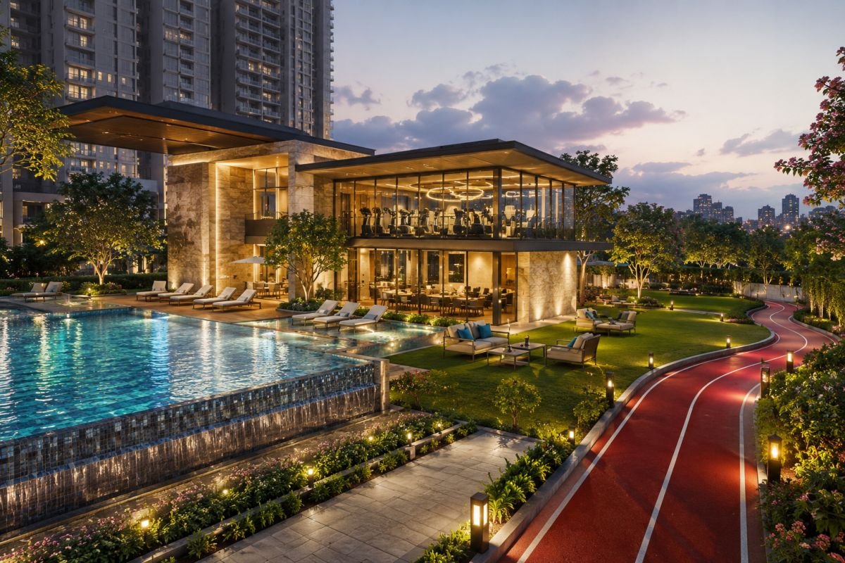 Clubhouse and luxury amenities at DLF The Arbour Sector 63