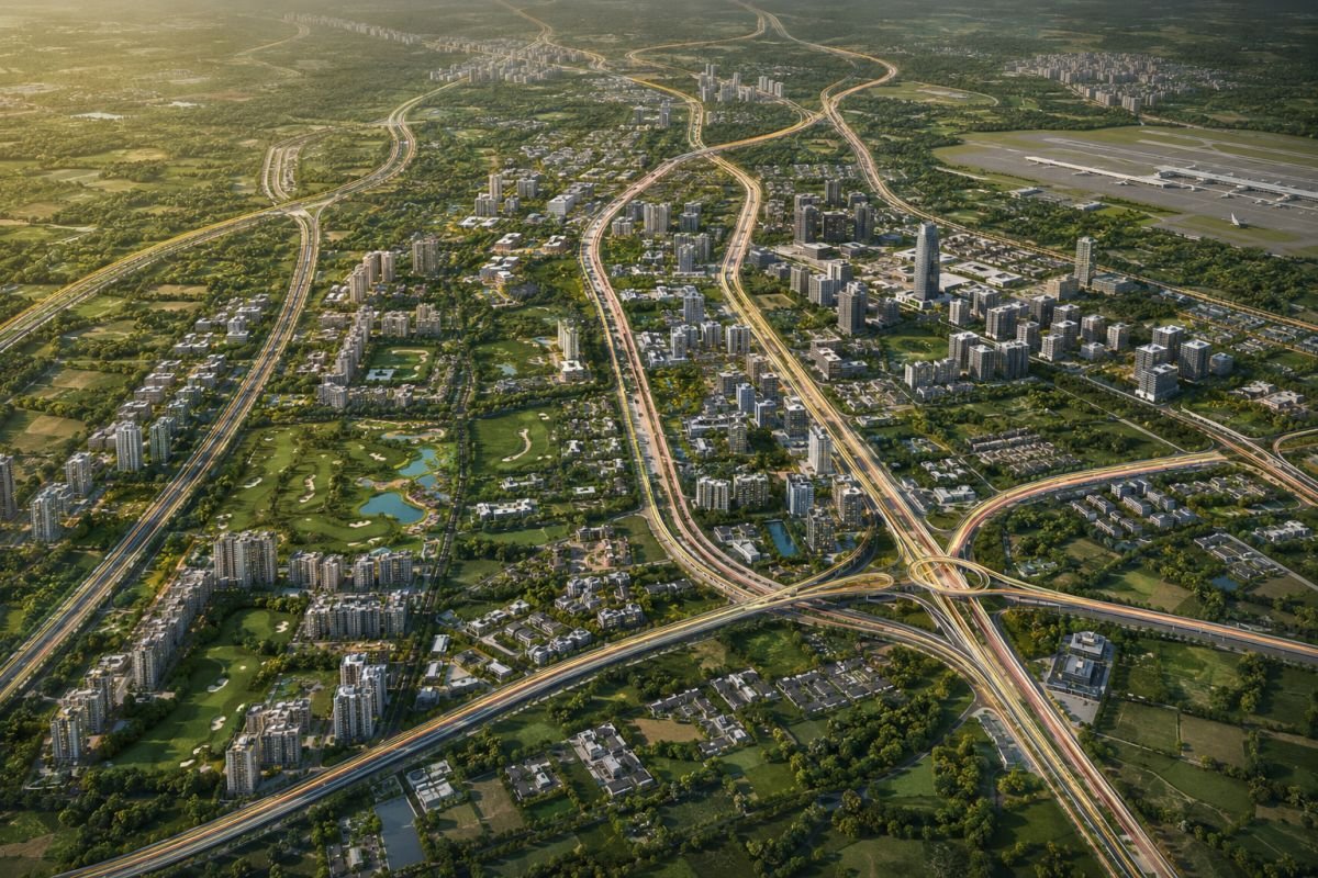Dwarka Expressway vs Golf Course Extension Road location comparison Gurgaon