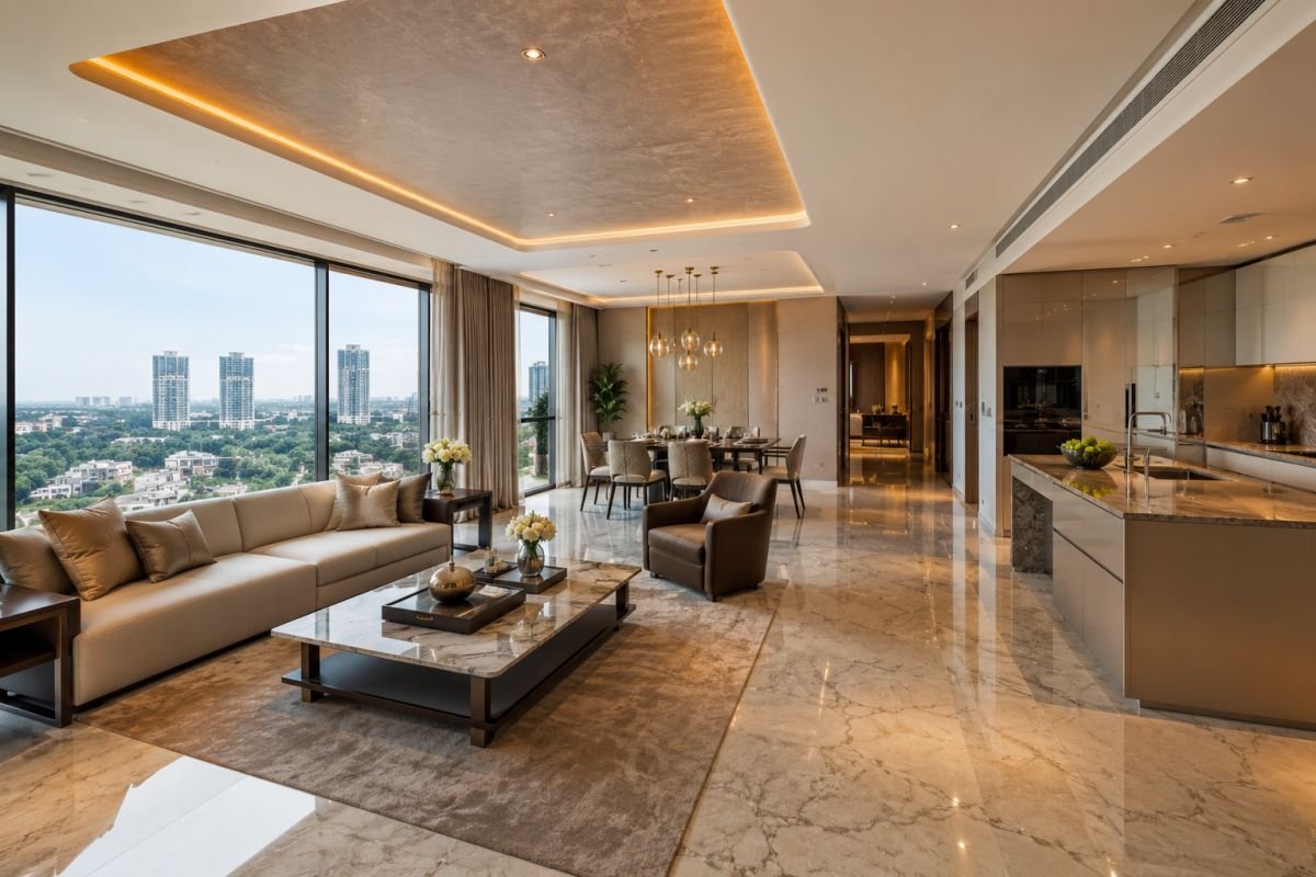 Premium construction quality inside an Emaar apartment