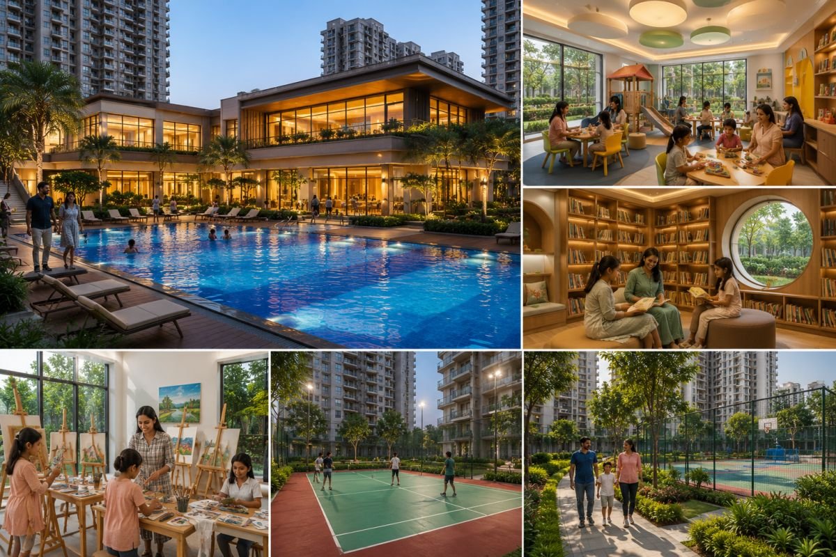 Family-friendly residential community with modern amenities for children