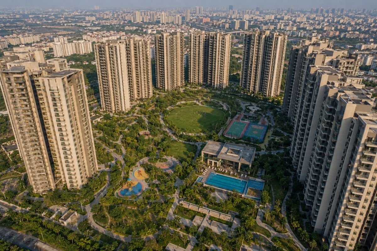 Modern family-oriented residential project with green spaces