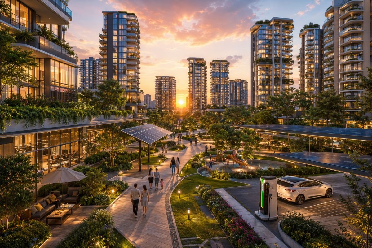 Future of luxury homes in Gurgaon with sustainable smart communities