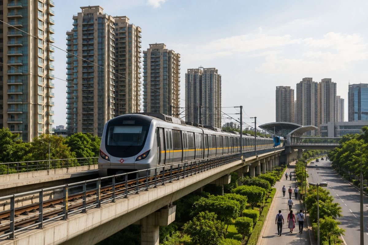 Rapid Metro connectivity near Godrej Miraya Sector 43 Gurgaon