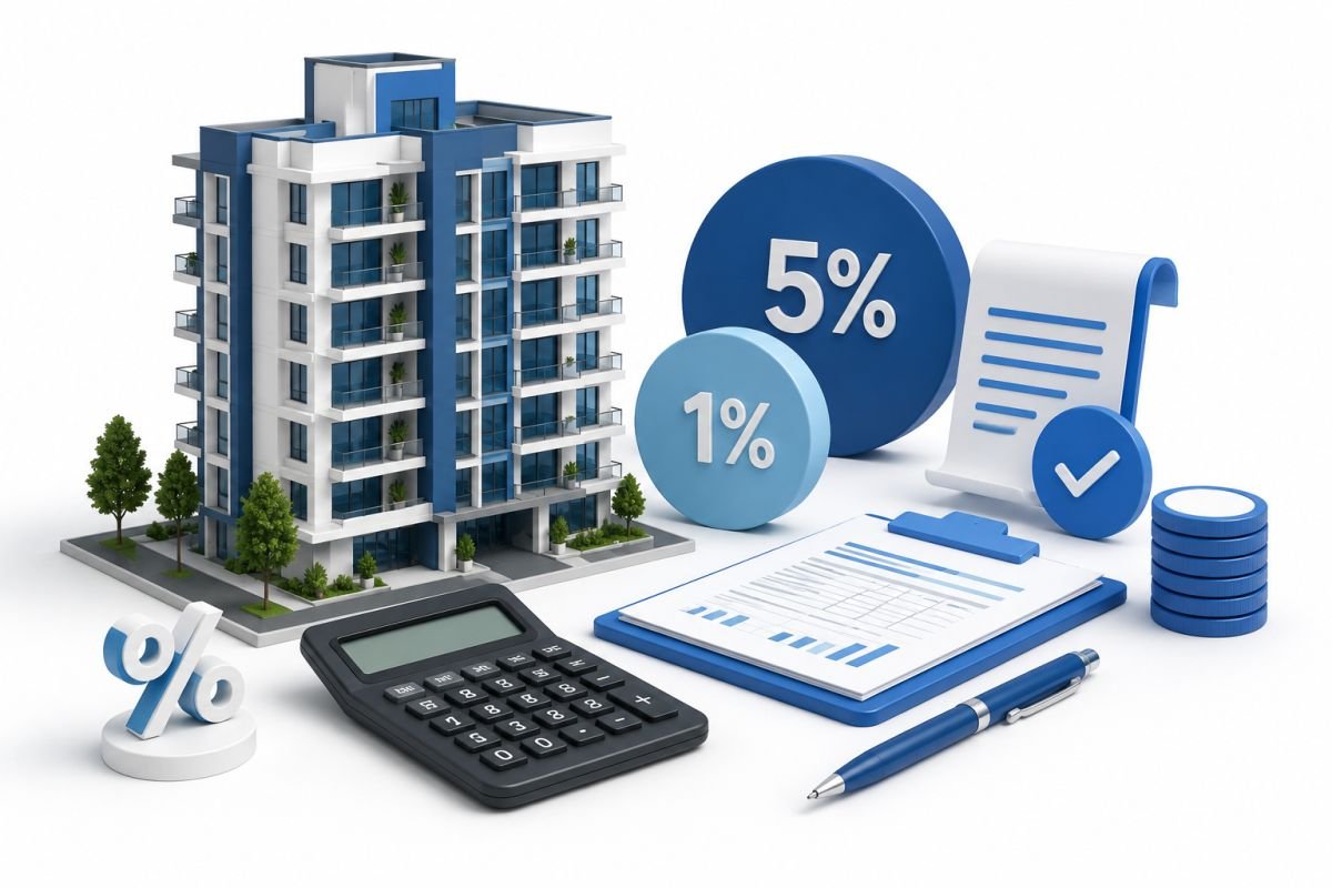 GST rates for affordable and residential under-construction property in India