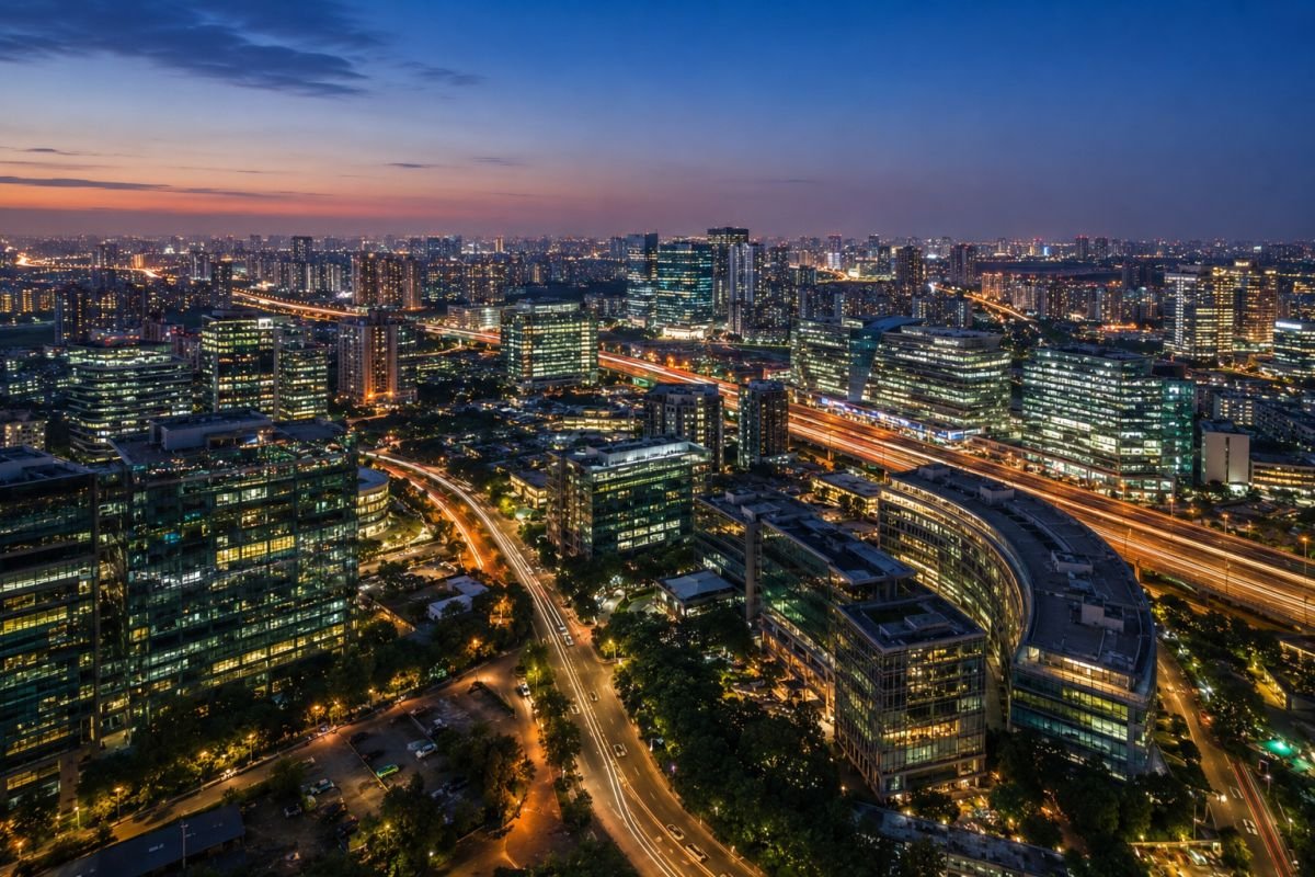 Cyber City and Gurgaon business hubs connected to Sector 104