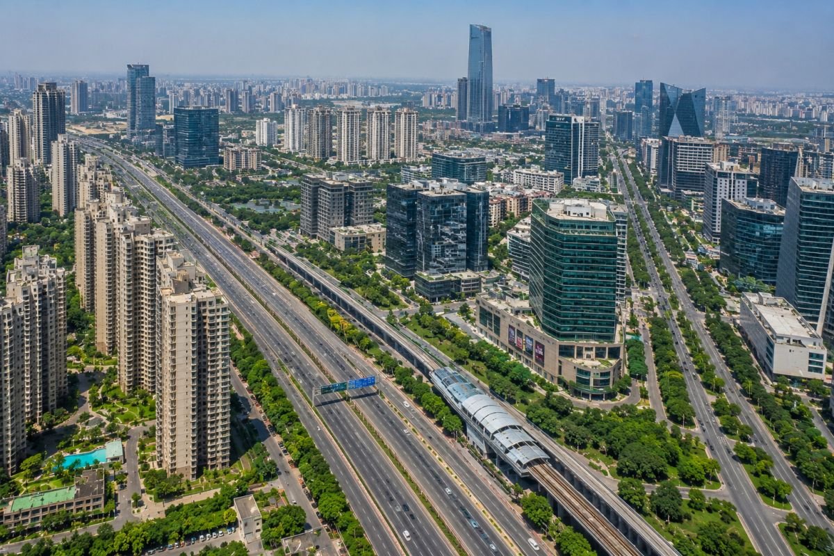 Luxury residential developments along Dwarka Expressway and Golf Course Road in Gurgaon