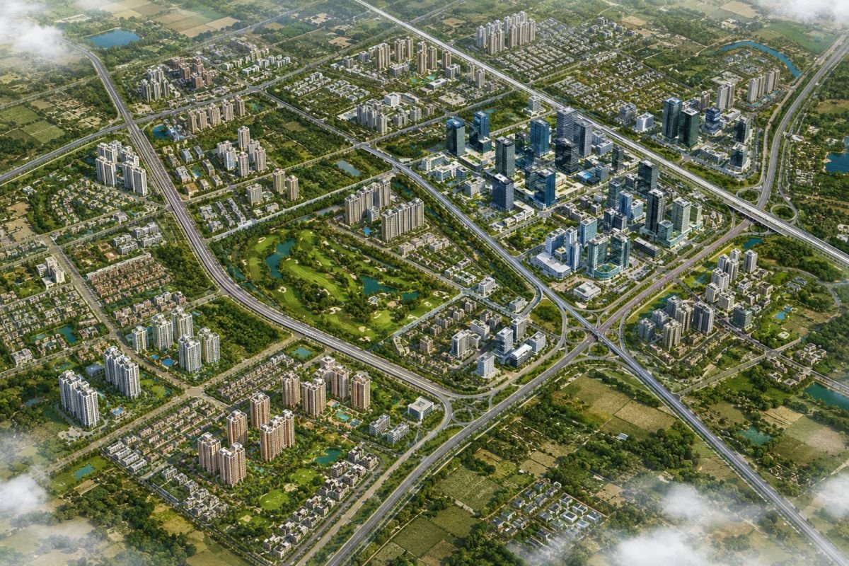Major growth corridors of Gurgaon including Dwarka Expressway, SPR and Golf Course Extension Road