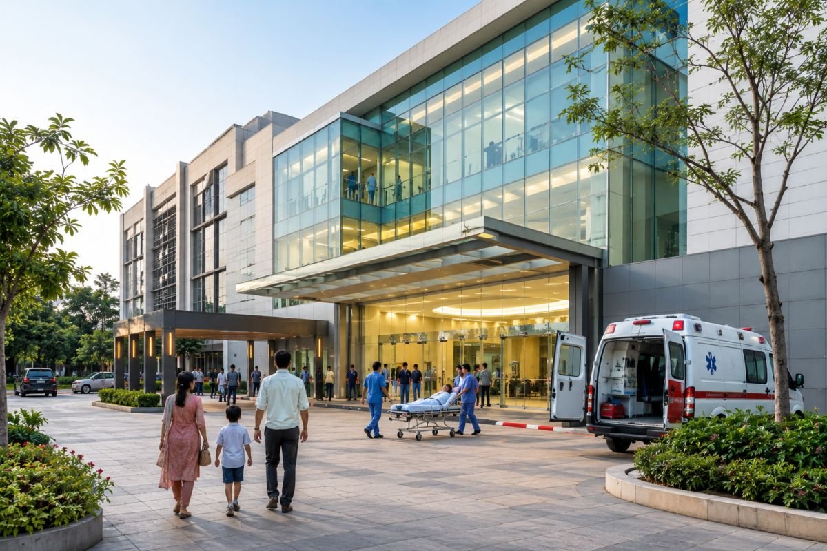 Multi-speciality hospitals near Emaar Serenity Hills Gurgaon