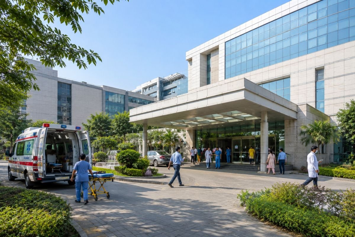 Multi-specialty hospitals near Indiabulls Estate & Club Sector 104