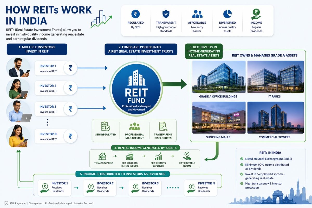 How REITs work in India