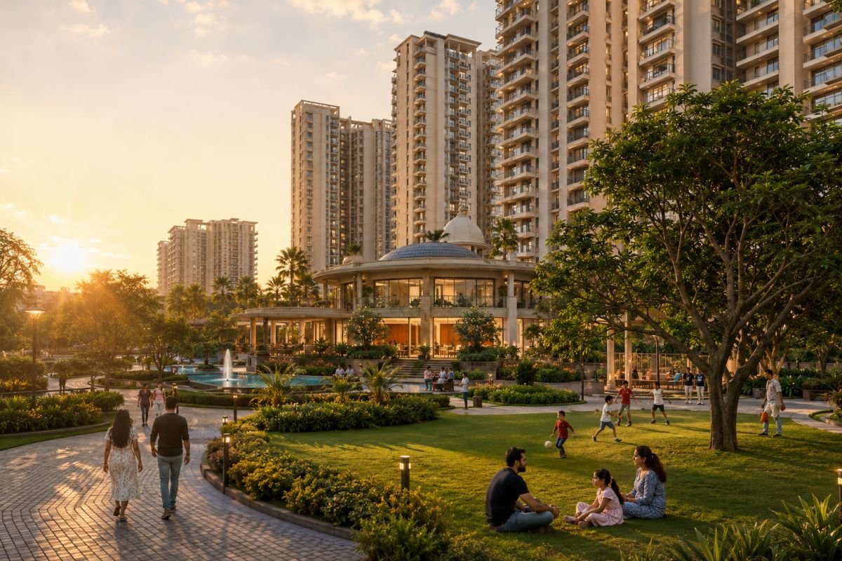 Indiabulls Centrum Park residential community in Sector 103 Gurgaon