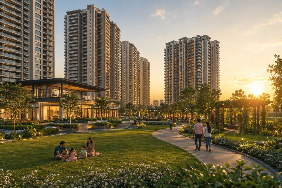 Completed luxury residential community at Indiabulls Estate & Club