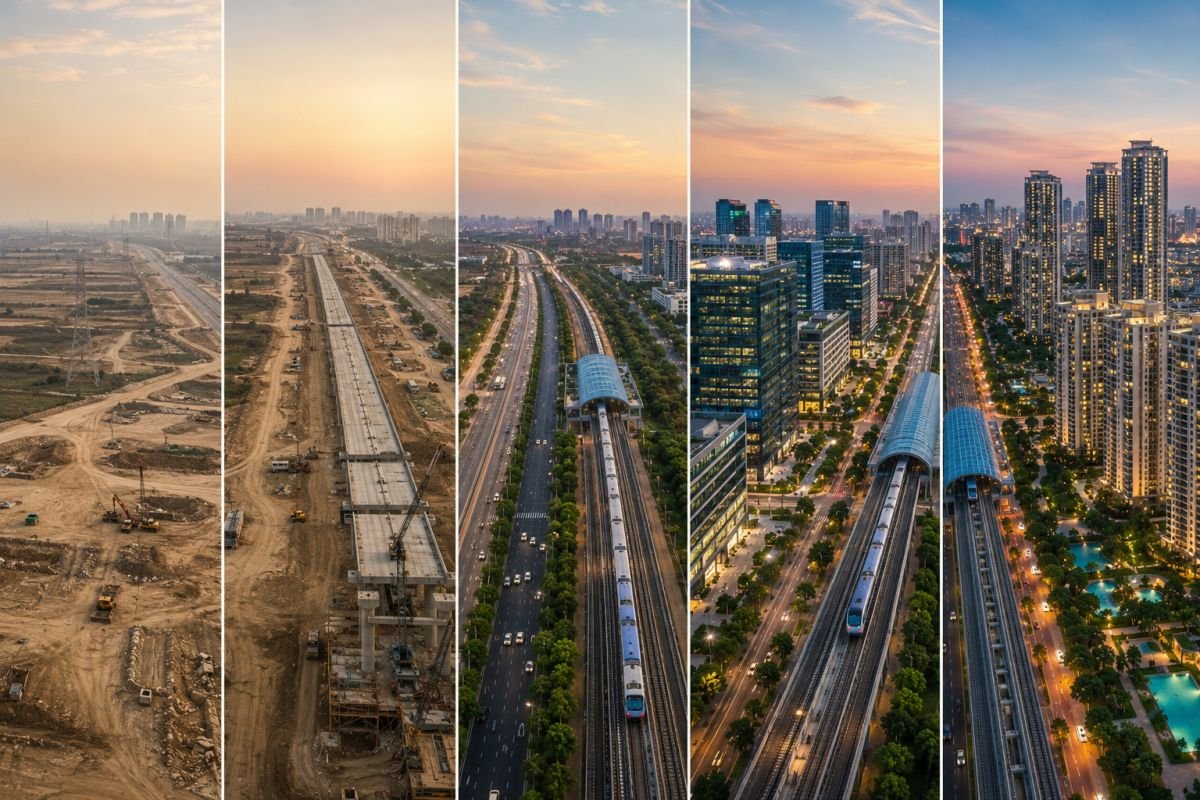 Infrastructure development increasing real estate values