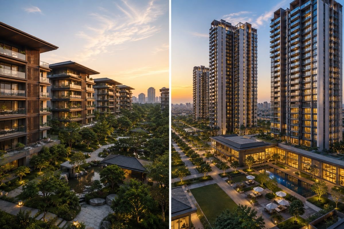 Krisumi Waterside vs DLF The Arbour buyer decision guide