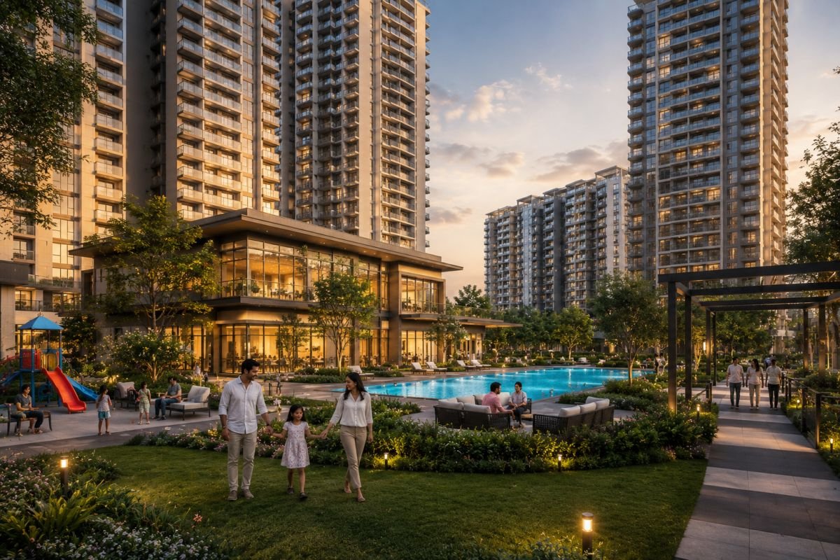 Luxury residential lifestyle in Gurgaon integrated community