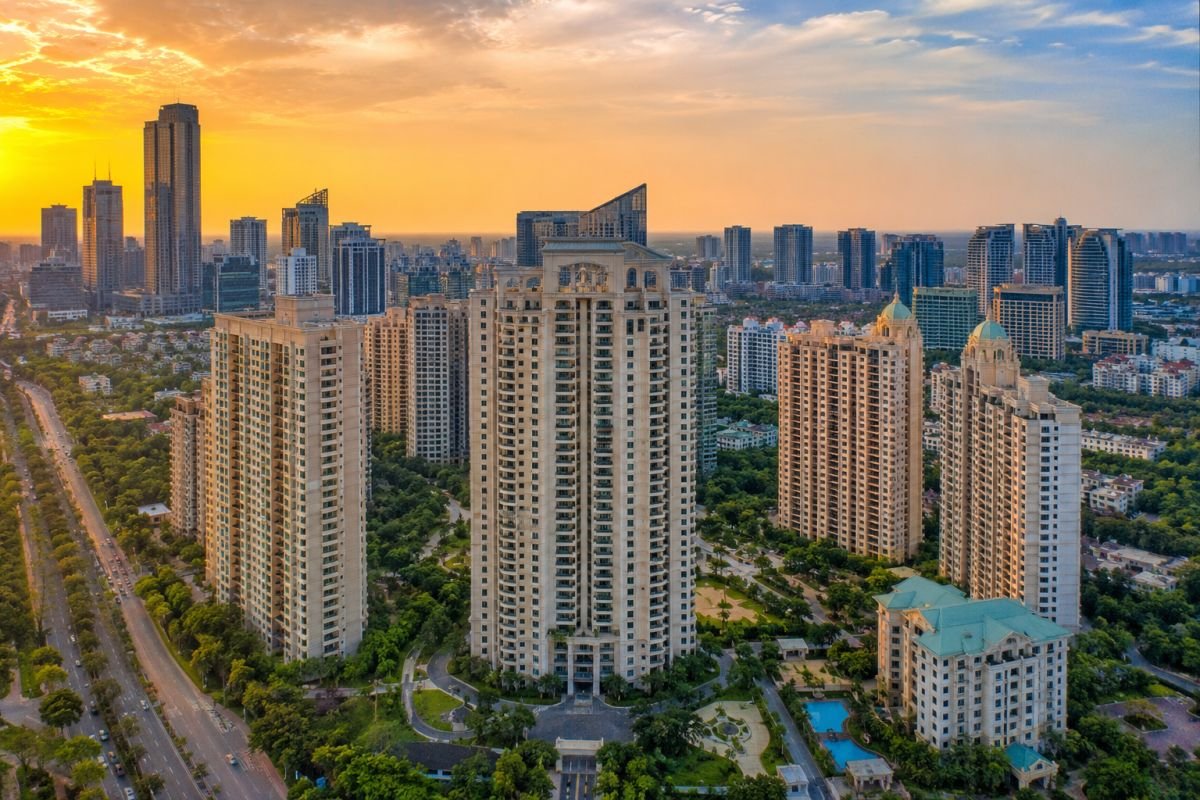 Luxury real estate skyline in Gurgaon highlighting premium residential developments in 2026